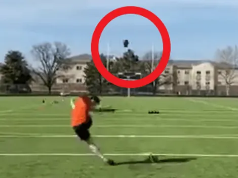 El gol de campo imposible del pateador de los Chiefs en cuarentena