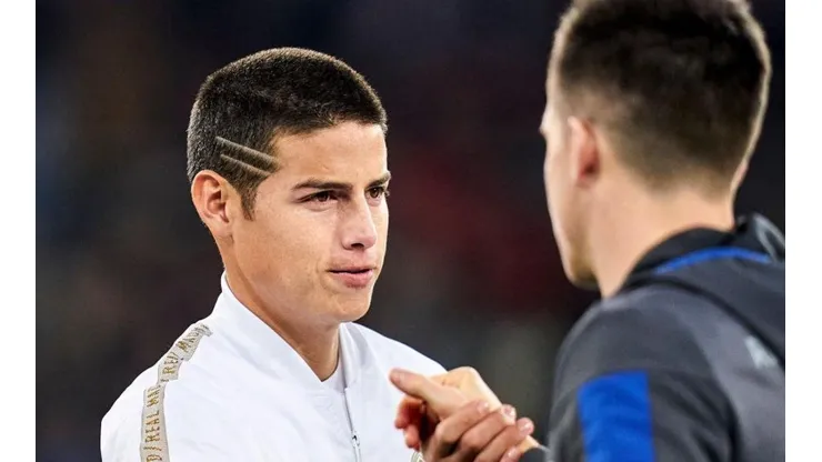James Rodríguez, jugador del Real Madrid.