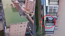 Video: detenido por disparar desde el balcón durante los aplausos a los médicos