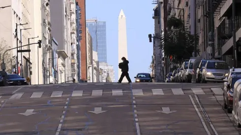 Así se encuentran las calles de Buenos Aires.