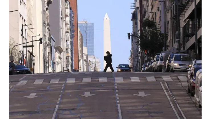 Así se encuentran las calles de Buenos Aires.