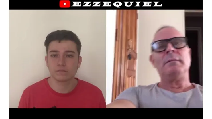 Pablo Lunati durante su participación en el canal de YouTube de 'Ezzequiel'.