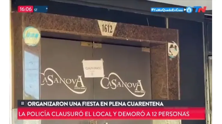 Rompieron la cuarentena para hacer una fiesta en un boliche: todos detenidos