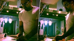 ¿Hay algo que no haga bien? Falcao se disfrazó de chef y le cocinó a su familia