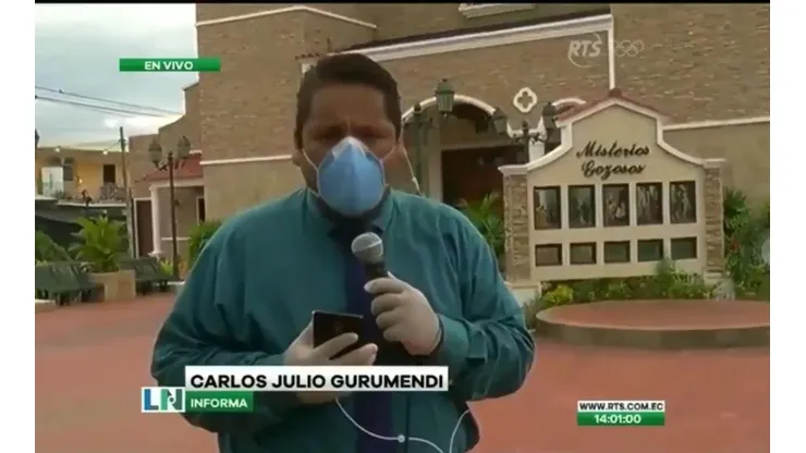 Video: periodista ecuatoriano se largó a llorar en vivo y no pudo seguir la cobertura
