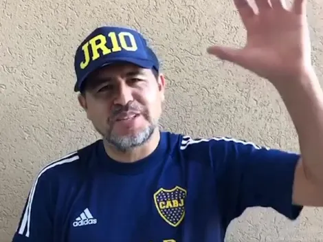 "Hola, bosteros", el saludo de Riquelme a Boca en su cumpleaños 115°