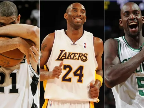 Kobe Bryant, Tim Duncan y Kevin Garnett, al Salón de la Fama