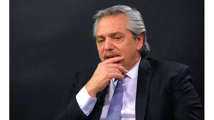 Alberto Fernández habló sobre la fecha de regreso del fútbol argentino