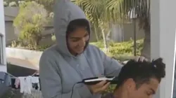 ¿Cómo le quedará? Georgina subió video cortándole el pelo a Cristiano