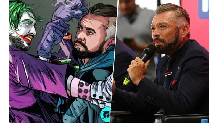 La historia detrás de la ilustración de la pelea entre Rodolfo Pizarro y José Luis Higuera al estilo Batman