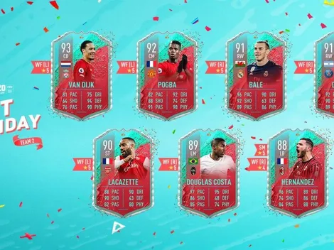 FIFA 20 revela los nuevos jugadores de FUT Birthday ¡Van Dijk, Bale y Pogba!