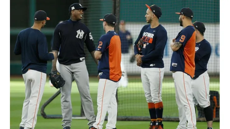 Chapman borró a los Astros y escogió a sus mejores tres jugadores