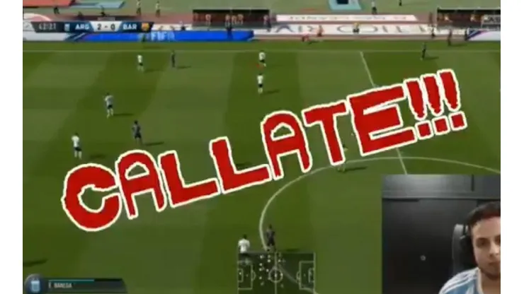 Se hizo pasar por un nene y volvió a loco a su rival en el FIFA, que terminó abandonando