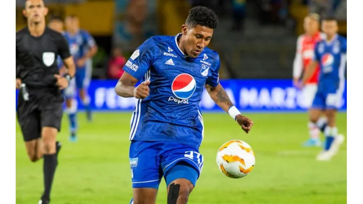 José Guillermo Ortíz, delantero y goleador de Millonarios.