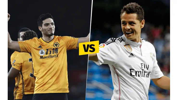 Los números de Raúl Jiménez y Javier Hernández en Europa.