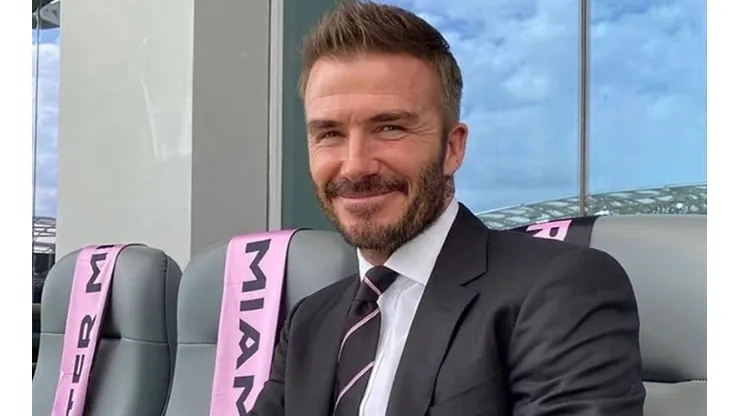 Beckham sonríe tras haber llegado a un acuerdo con CBS Miami.