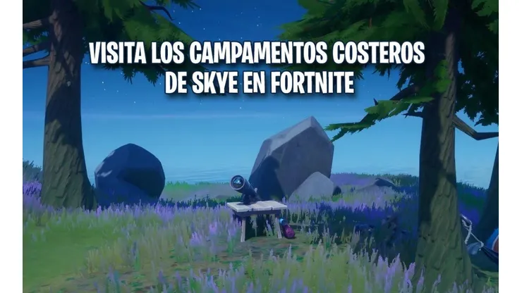 Donde están los campamentos costeros de Skye en Fortnite