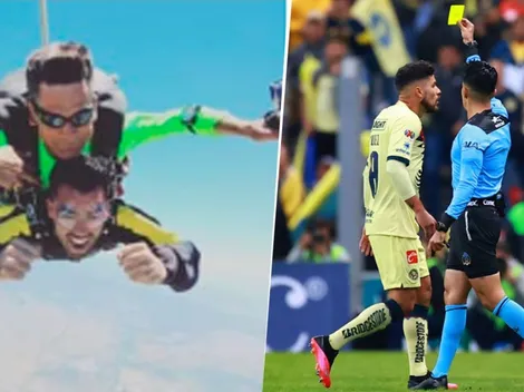 Árbitro de Liga MX rompe la cuarentena para aventarse de paracaídas