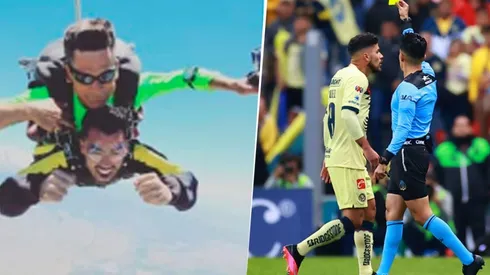 Adonai Escobedo ignoró la cuarentena y se lanzó de un paracaídas.