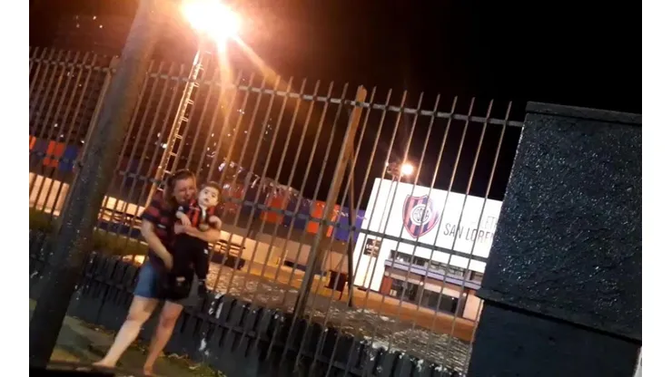 Rompió la cuarentena para cantarle el feliz cumpleaños a San Lorenzo