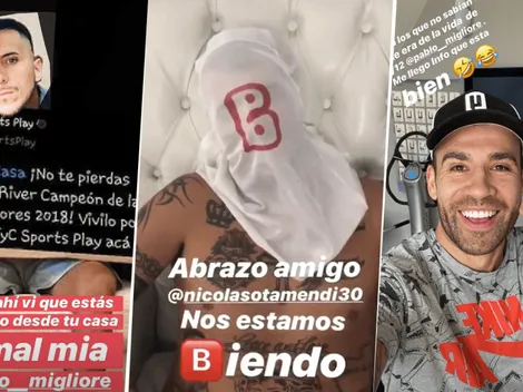 River-Boca: Otamendi y Migliore se re picantearon por Instagram