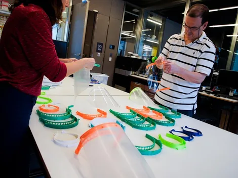 Juárez: imprimen máscaras en 3D para el personal médico que combate el Covid-19