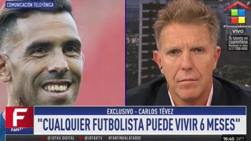 Tevez con Fantino: "Estoy dispuesto a lo que sea para ayudar a la gente"