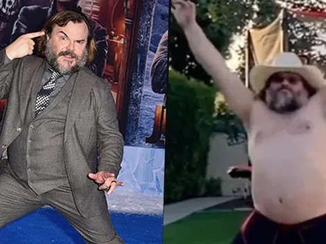 Jack Black debutó en TikTok bailando sin remera y es furor en las redes