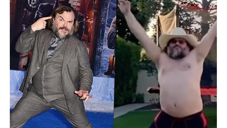 Jack Black debutó en TikTok bailando sin remera y es furor en las redes