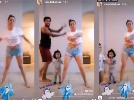 Gallese se mostró bailando conocido reggaetón con Claudia en nuevo TikTok