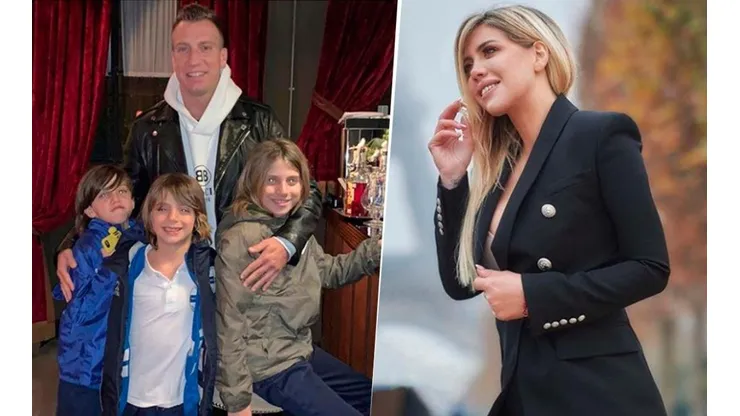 Por no cumplir la cuarentena, Maxi López le disputa a Wanda Nara la tenencia de sus hijos