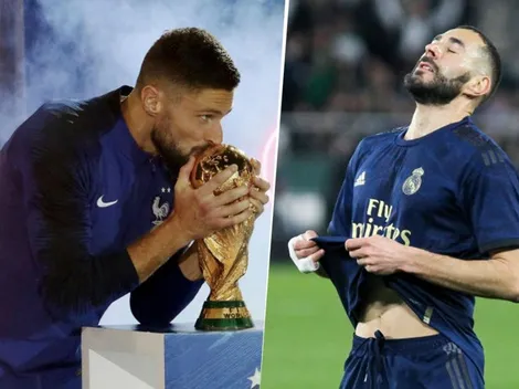 KO: Giroud le respondió a Benzemá y lo dejó en la lona