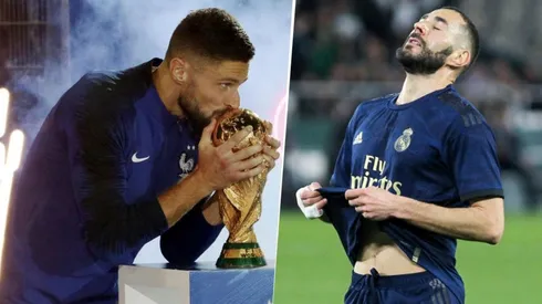 KO: Giroud le respondió a Benzemá y lo dejó en la lona