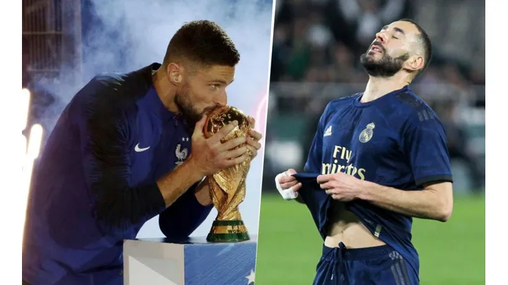 KO: Giroud le respondió a Benzemá y lo dejó en la lona