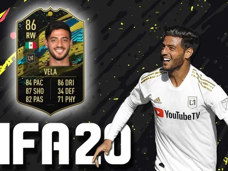 Carlos Vela se destaca en el nuevo equipo de TOTW Moments del FIFA 20