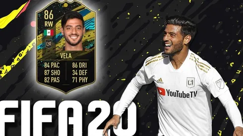 Carlos Vela se destaca en el nuevo equipo de TOTW Moments del FIFA 20