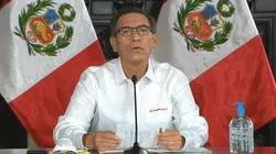 Vizcarra dio su típica conferencia de prensa este martes.