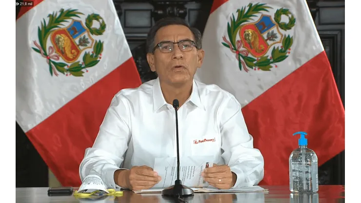 Vizcarra dio su típica conferencia de prensa este martes.