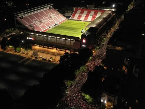 ¡Para aplaudir! Estudiantes instaló un hospital de campaña en su estadio