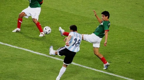 Maxi Rodríguez recordó el histórico gol de volea a México en 2006