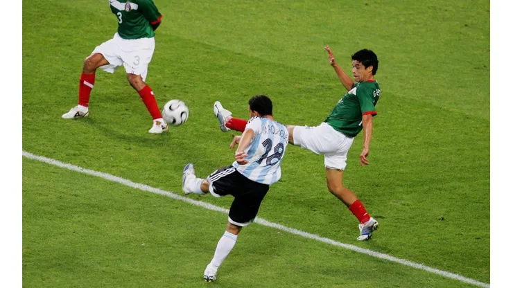 Maxi Rodríguez recordó el histórico gol de volea a México en 2006