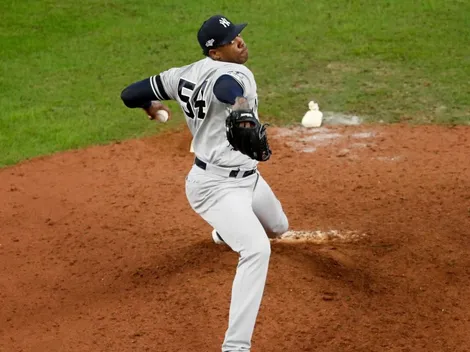 Aroldis Chapman posteó la foto más intimidante de su carrera