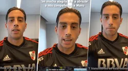 Funes Mori le mandó un mensaje a todos los hinchas de River