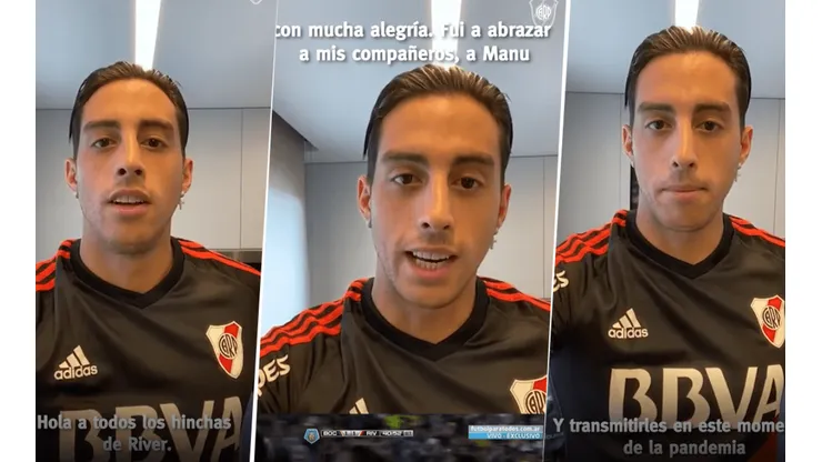 Funes Mori le mandó un mensaje a todos los hinchas de River