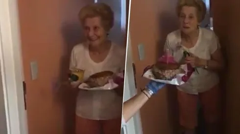 Emociona: argentinos se organizaron para darle una sorpresa a esta señora en su cumpleaños