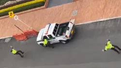 Video: policía de Colombia le puso ritmo a la cuarentena desde la calle