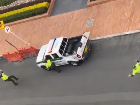 Video: policía de Colombia le puso ritmo a la cuarentena desde la calle
