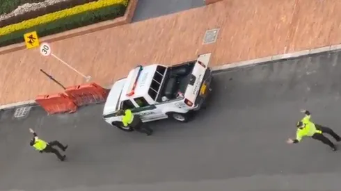Video: policía de Colombia le puso ritmo a la cuarentena desde la calle