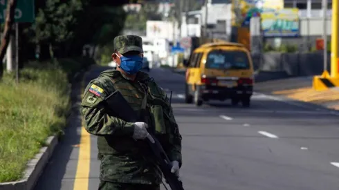 Así se encuentran las calles de Ecuador.