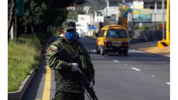 Así se encuentran las calles de Ecuador.